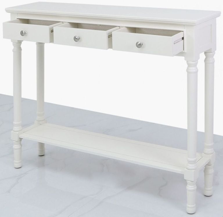 Delta Console Table - White