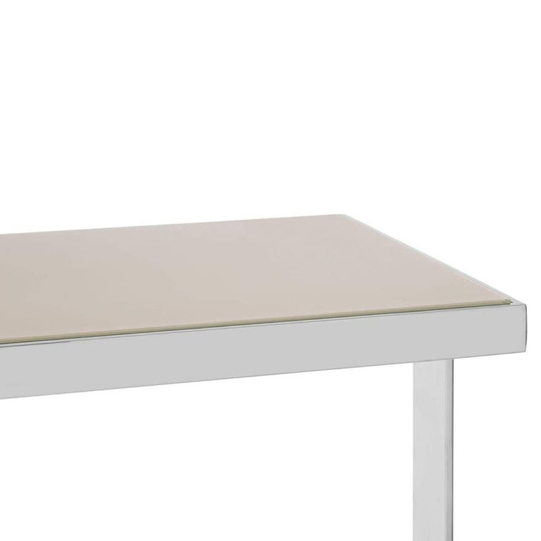 Demas Console Table - Silver and Gold Metal