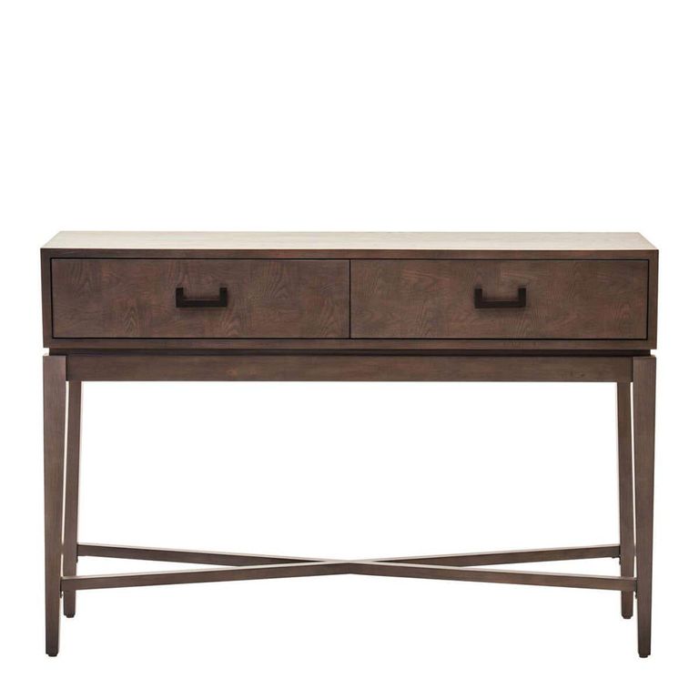 Dimaro Console Table - 2 Drawer - Elm Wood
