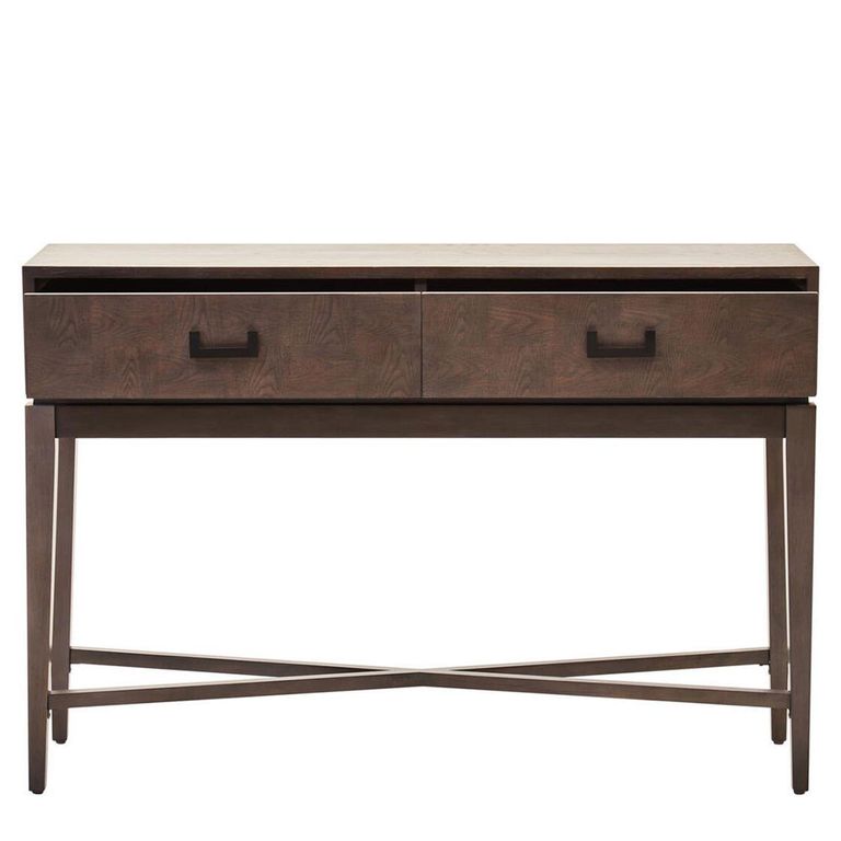 Dimaro Console Table - 2 Drawer - Elm Wood
