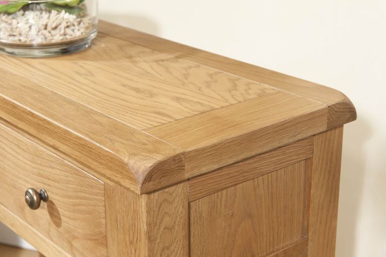 Dorset Console Table - 2 Drawer - Oak