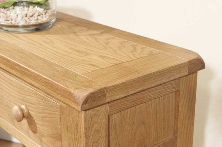 Dorset Console Table - 2 Drawer - Oak