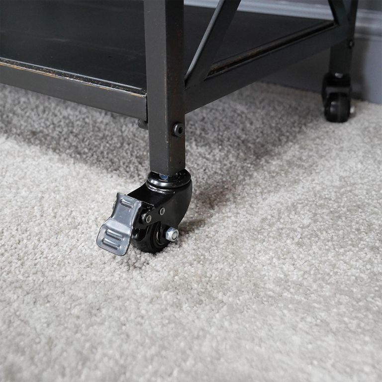 Hall Table - 2 Drawer - Black Distressed - Metal & Wood