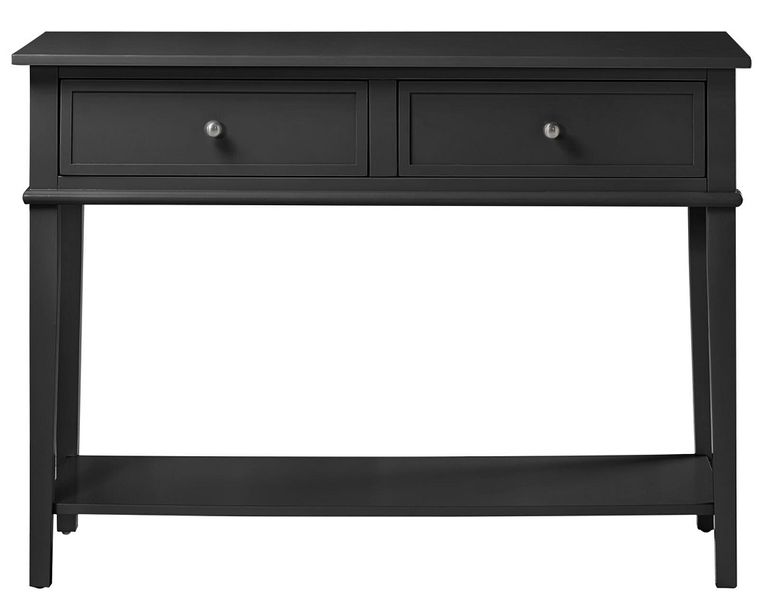 Francis Console Table in Black - 7918872COMUK
