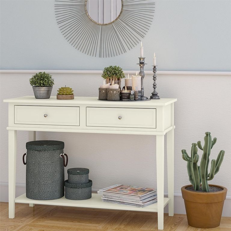 Francis Console Table in White - 7918013COMUK