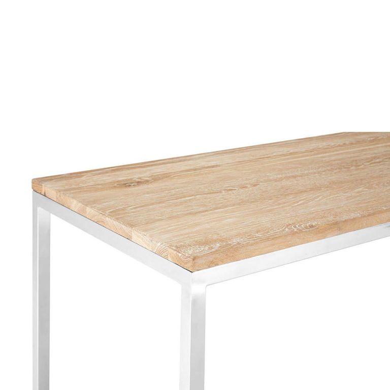 Hampstead Console Table - Oak and Metal