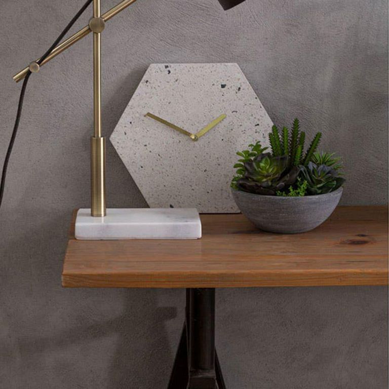 Hampstead Console Table - Pine Wood and Metal