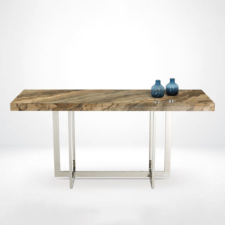 Horizon Console Table - Marble with Steel Base - Variation Available