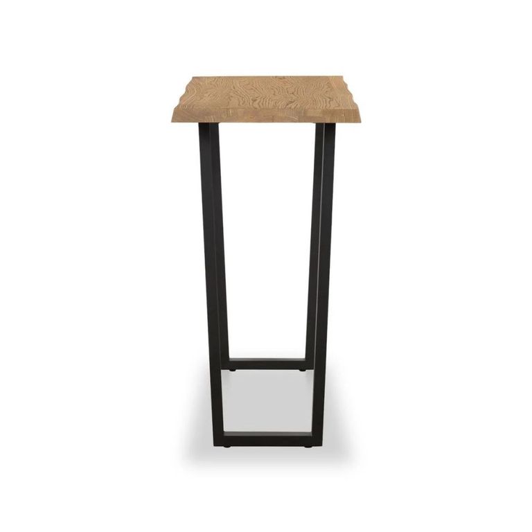 Jersey Console Table - Industrial Style - Oak