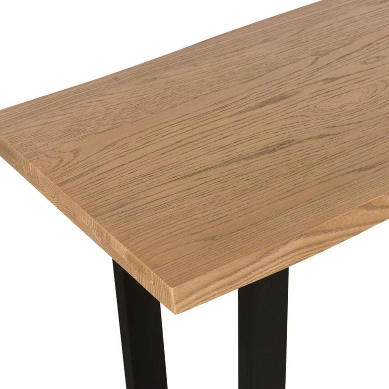 Jersey Console Table - Industrial Style - Oak