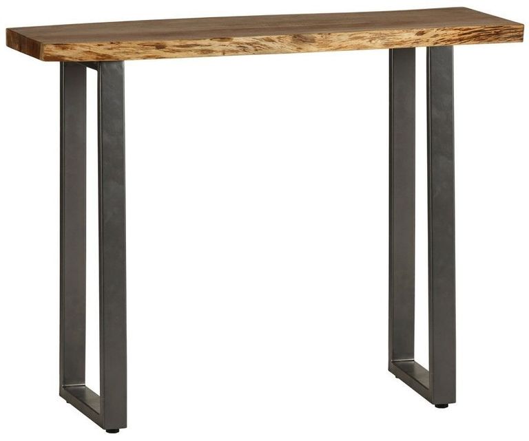 Kota Live Edge Solid Acacia Wood Console Table