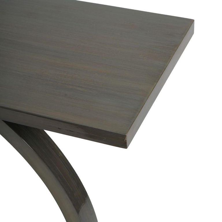 Lacquer Olive Console Table - Mango Wood