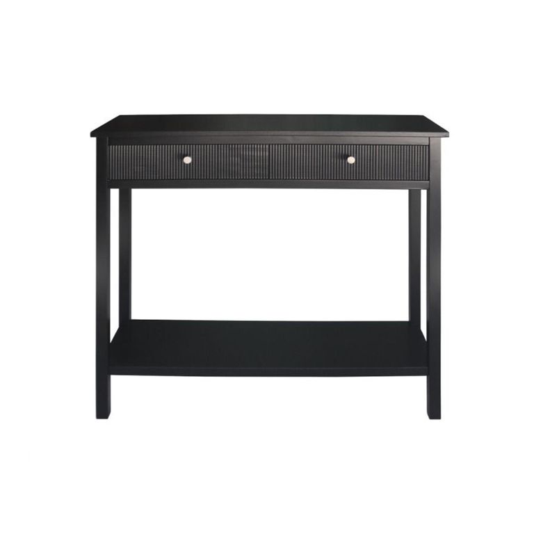 Lindon Console Table - 2 Drawer - Black