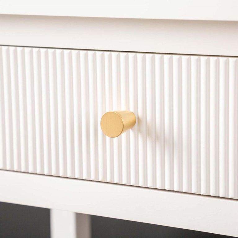 Lindon Console Table - 2 Drawer - Frosty White