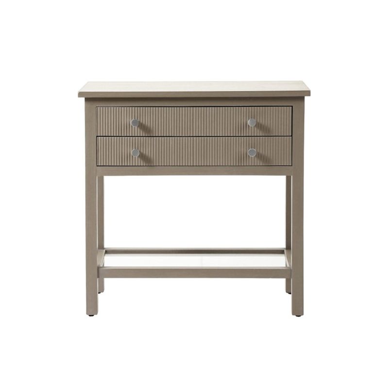Lindon Console Table - 2 Drawer - Small - Taupe