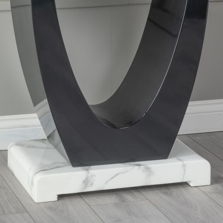 Madrid White Marble Console Table