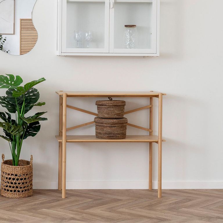 Manaus Console Table - Shelf - Natural - Bamboo