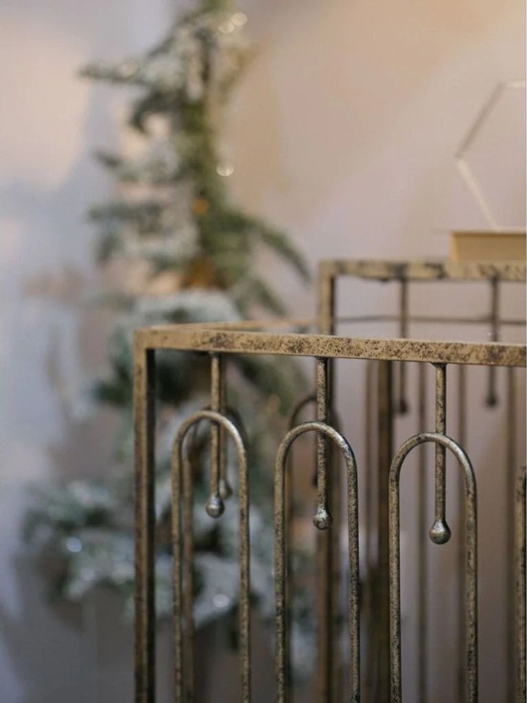 Estela Console Table - Antique Gold - Set of 2