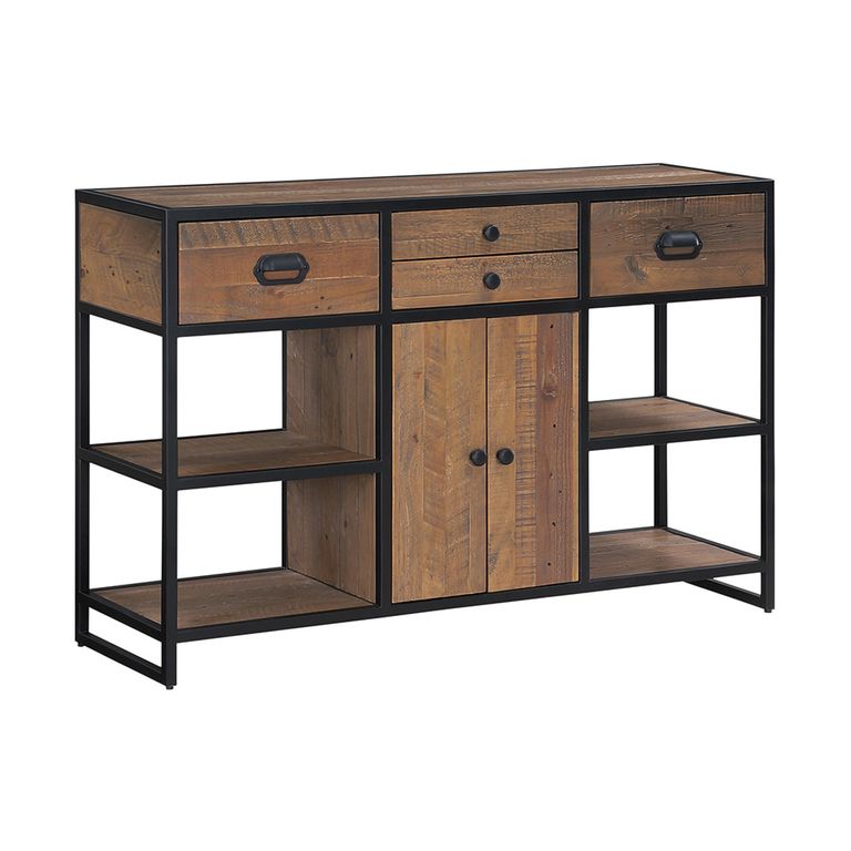 Ooki Reclaimed Wood Console Table - 2 Door