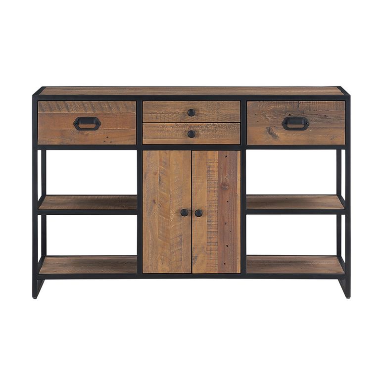 Ooki Reclaimed Wood Console Table - 2 Door