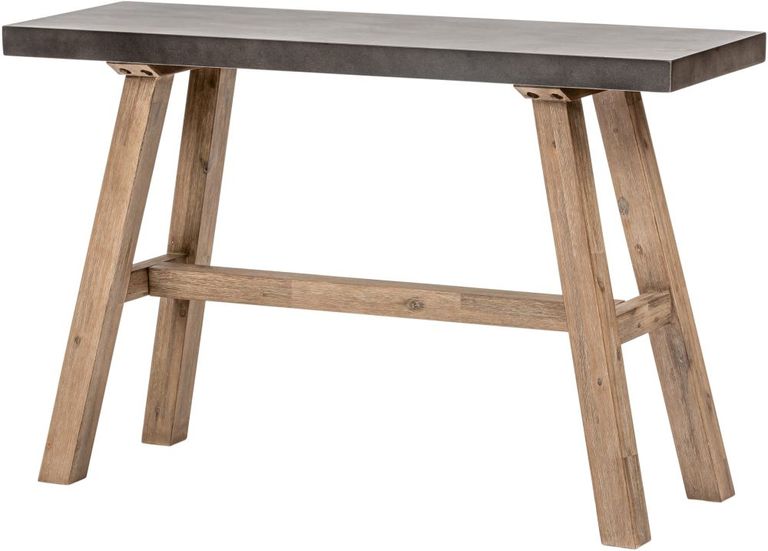 Pimlico Acacia Wood and Concrete Top Console Table