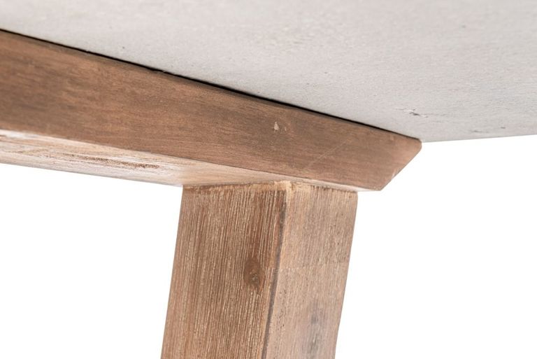 Pimlico Acacia Wood and Concrete Top Console Table