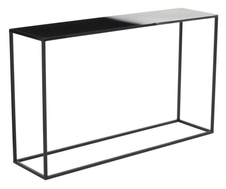 Ramus Console Table - Black and White