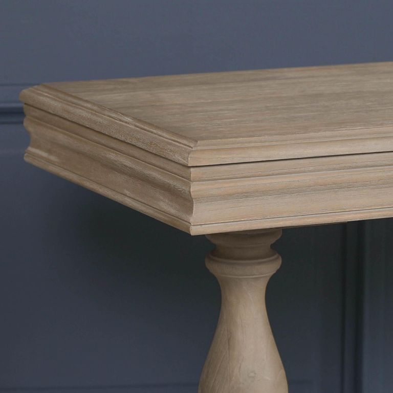 Rustic Wood Console Table - 1 Drawer - Large