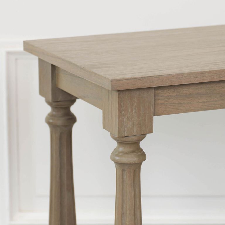 Rustic Wood Farmhouse Console Table - Large