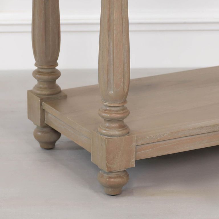 Rustic Wood Farmhouse Console Table - Large