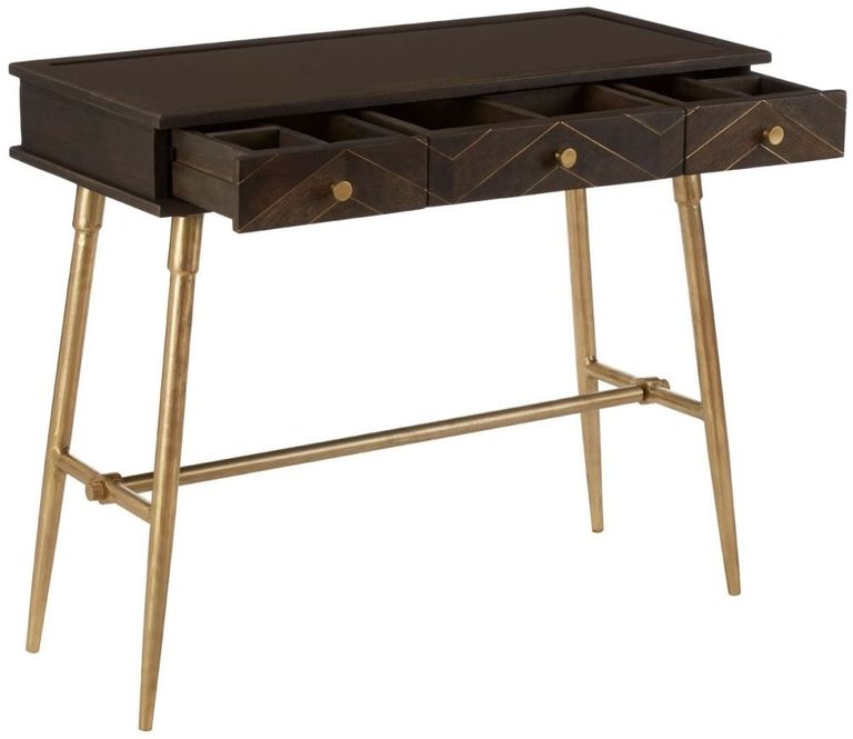 Sagor Console Table - 3 Drawer - Mango Wood