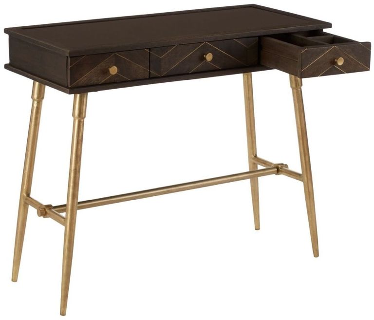 Sagor Console Table - 3 Drawer - Mango Wood