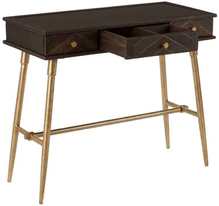 Sagor Console Table - 3 Drawer - Mango Wood