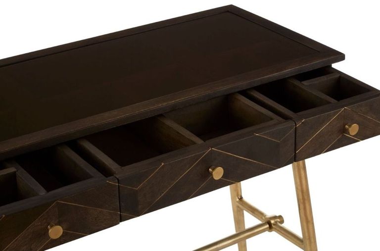 Sagor Console Table - 3 Drawer - Mango Wood