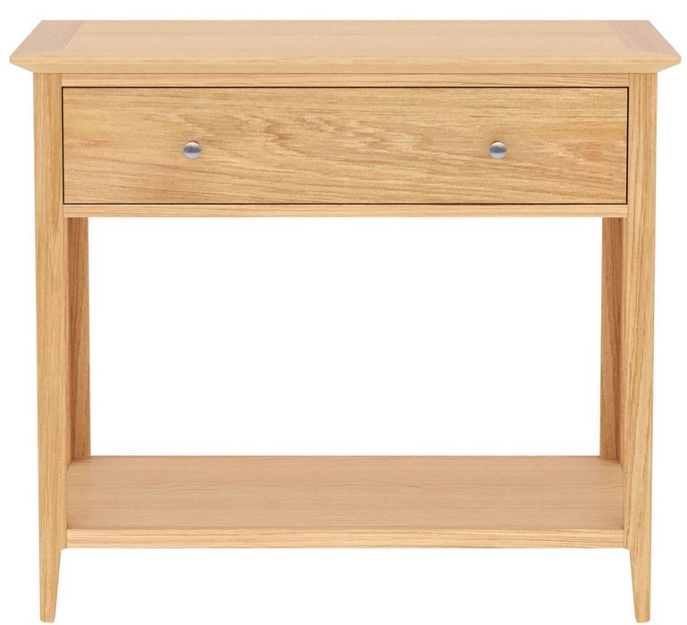 Selene Oak 1 Drawer Console Table