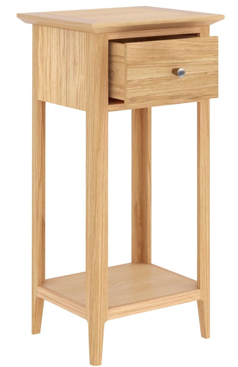Selene Oak 1 Drawer Hall Table