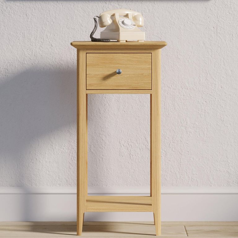 Selene Oak 1 Drawer Hall Table