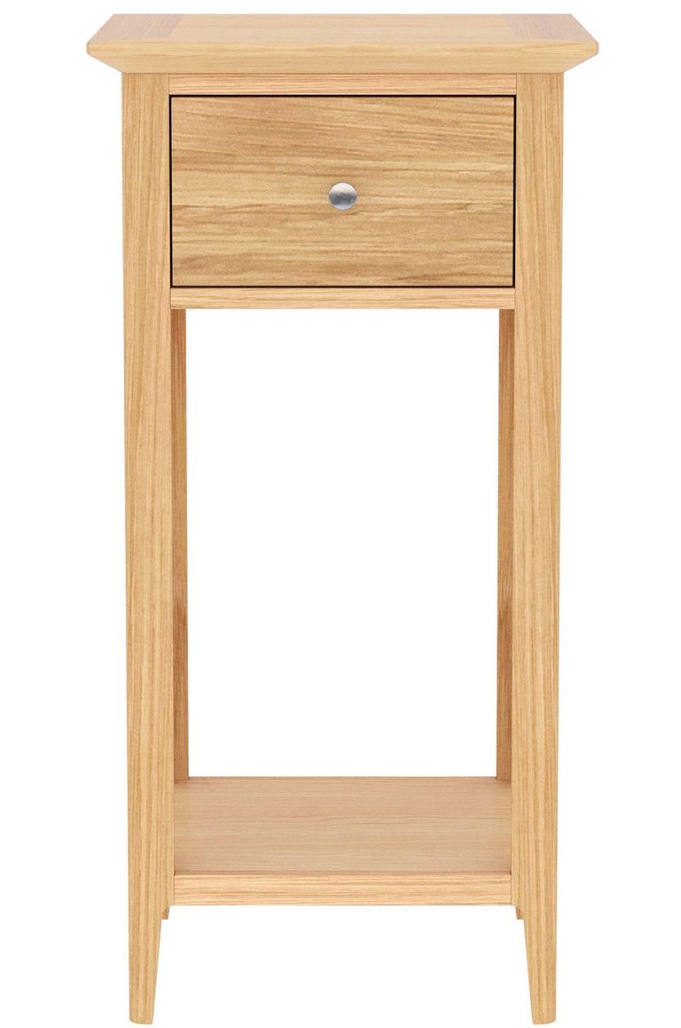 Selene Oak 1 Drawer Hall Table