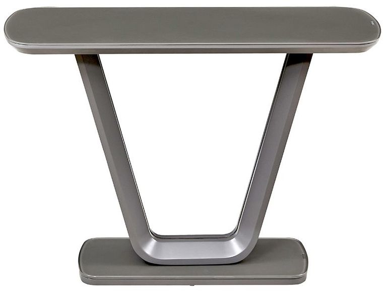 Lazzaro Console Table - Graphite Grey Matt