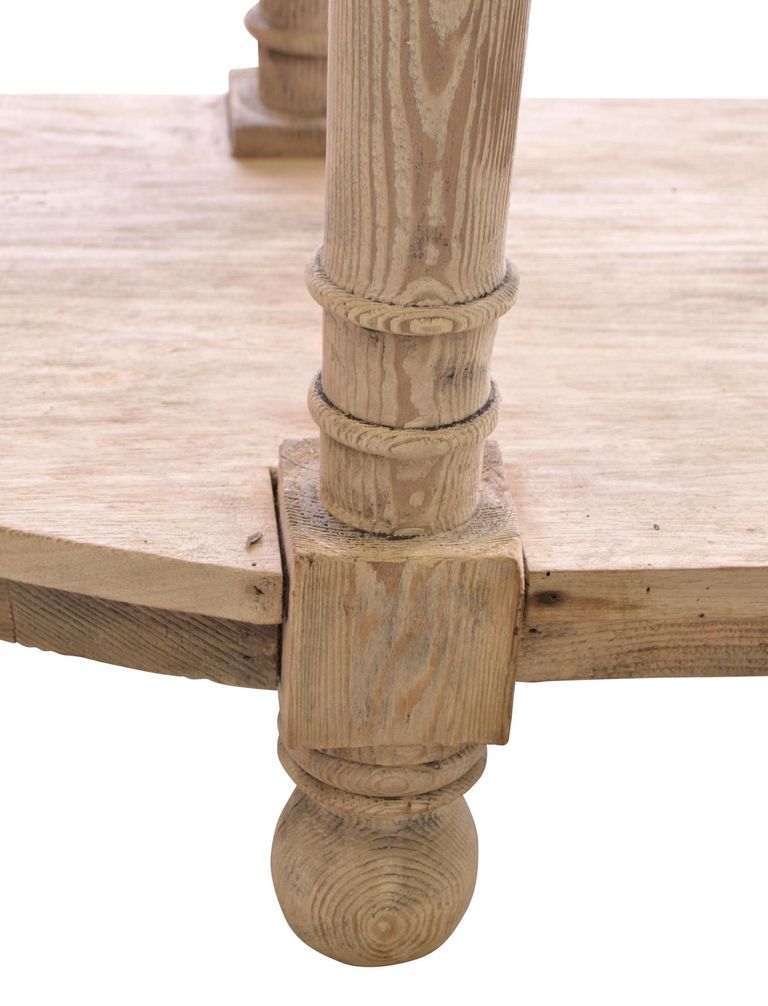 Vintage Mahogany French Style Long Console Table