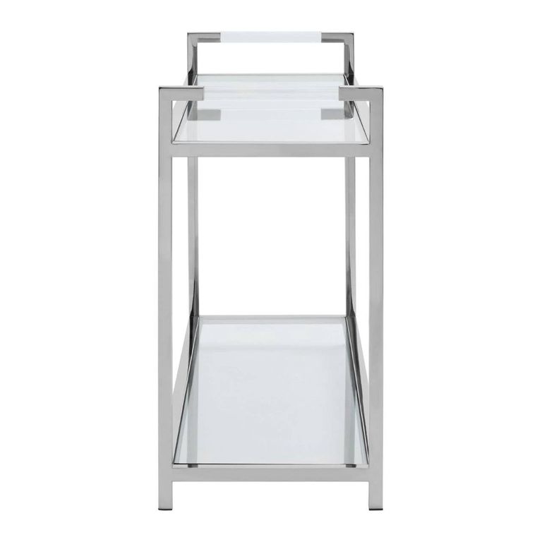 Vogue Console Table - Glass and Chrome