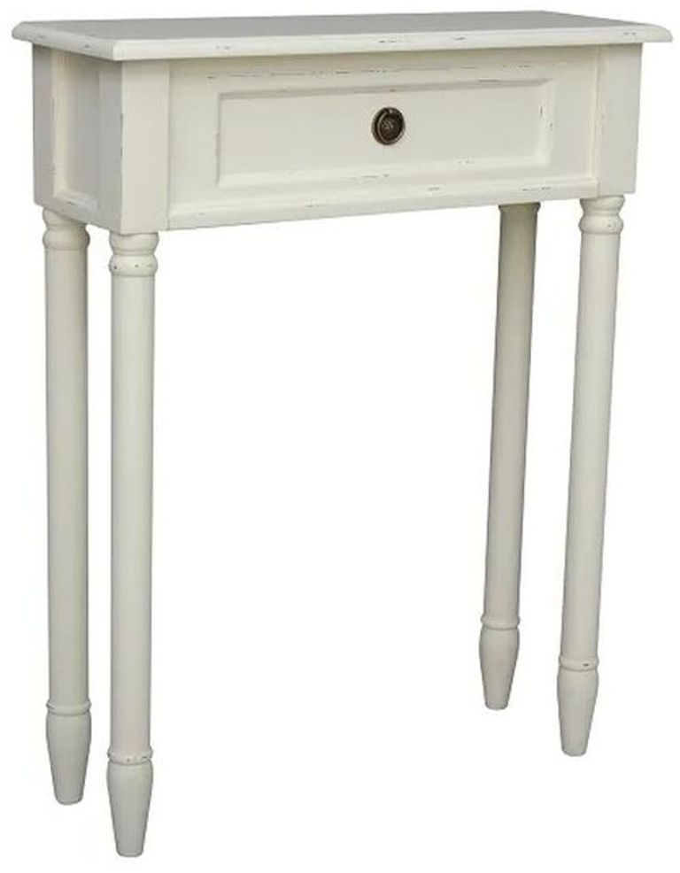Yaurel French Off White Small Console Table