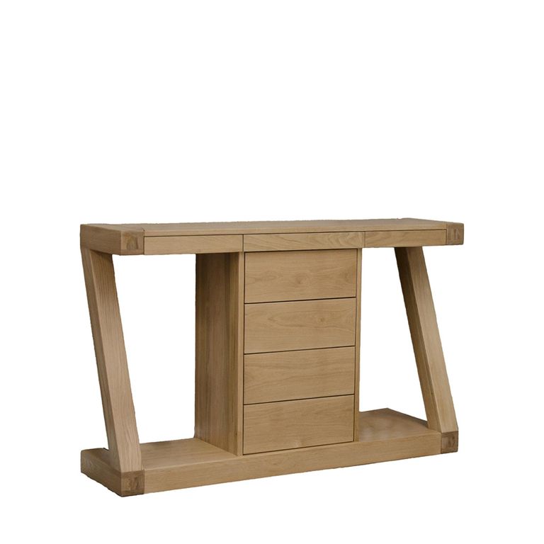 Z Designer Console Table - Oak