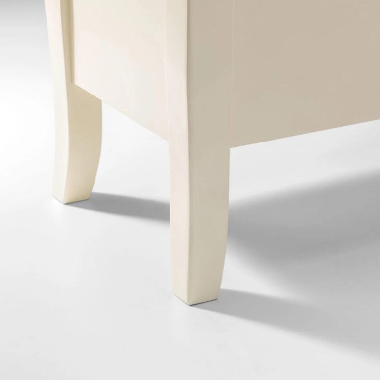 Davenport Storage Bench - Ivory