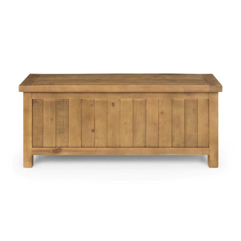 Aspen Pine Storage Bench