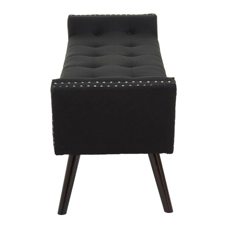 Alea Hall Bench - Black Fabric