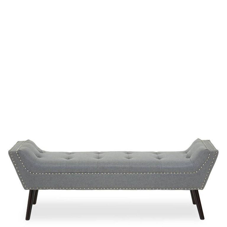 Alea Hall Bench - Grey Fabric
