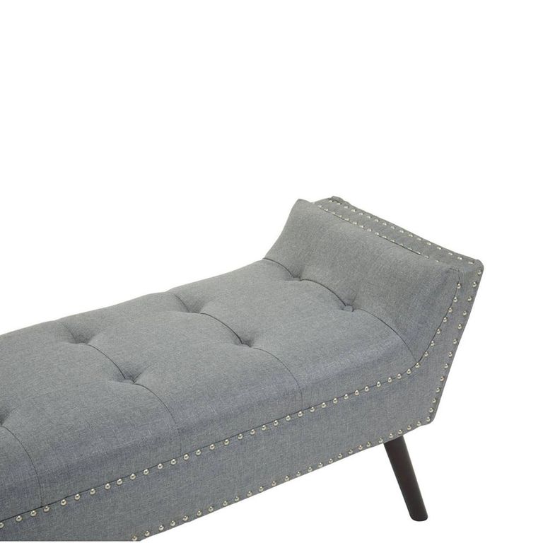 Alea Hall Bench - Grey Fabric
