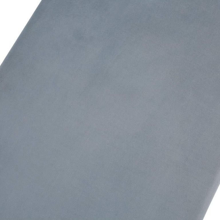 Allure Hall Bench - Powder Blue Fabric - Gold Base