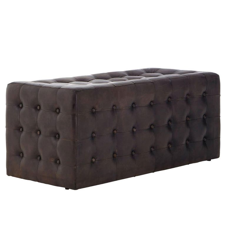 Buffalo Bench - Brown - Leather